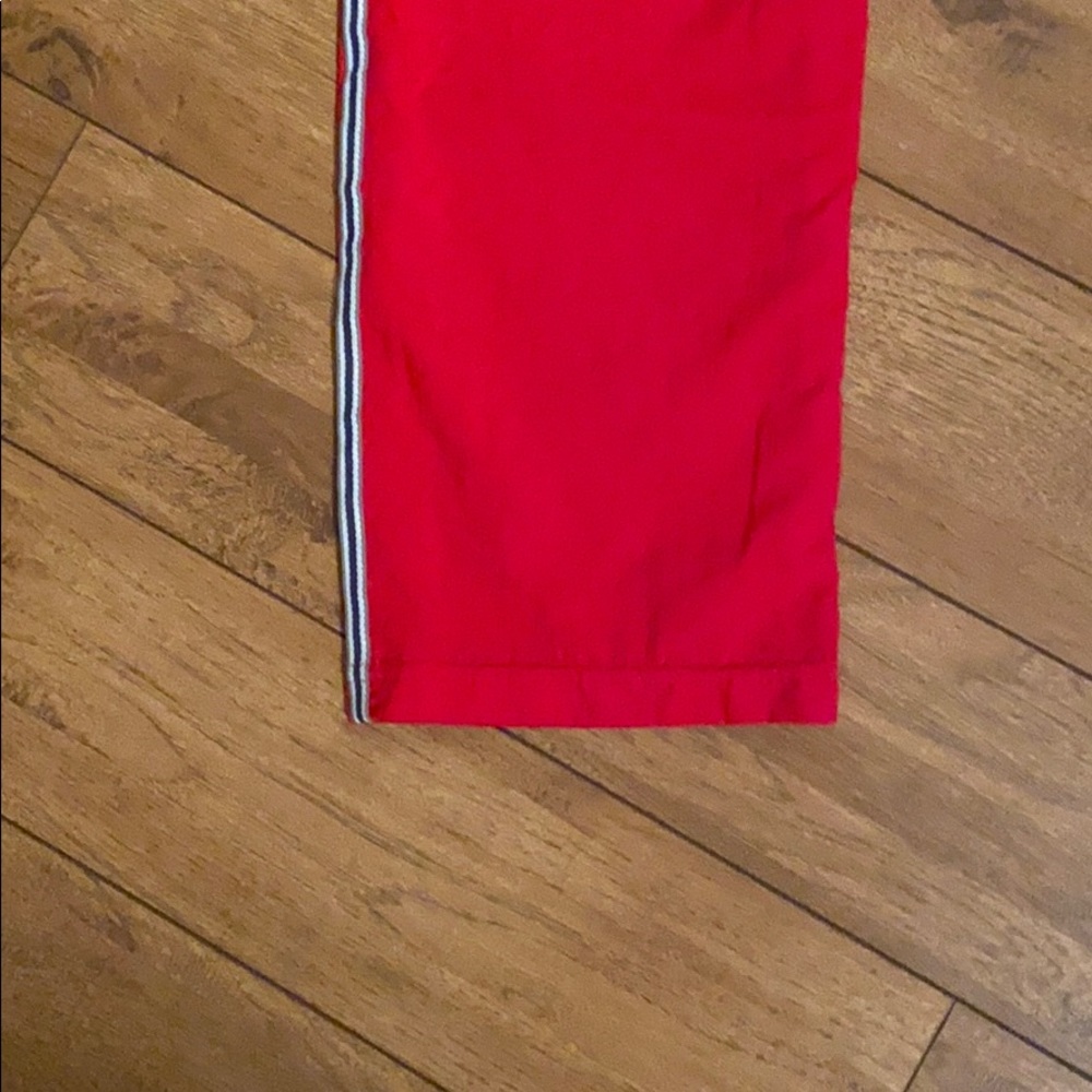 Red Athletic Jogging Jogger Workout Pants - Picture 10 of 10